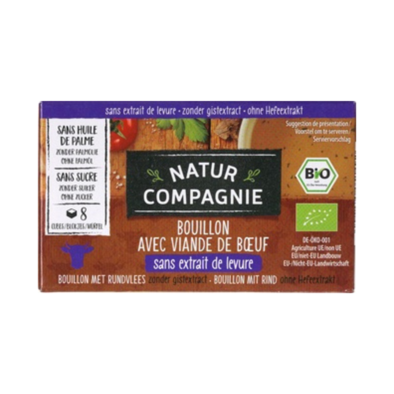 natur compagnie runderbouillonblokjes gistvrij 80 gram