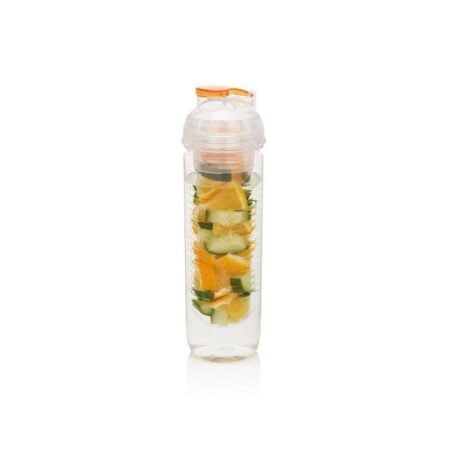 blauwe water fles met infuser 500 ml (kopie)