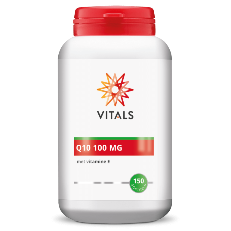 vitals q10 100 mg met vitamine e 150 softgels