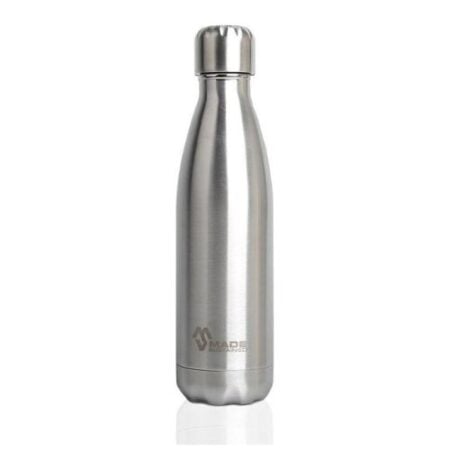 rvs knight bottle zilver 350 ml