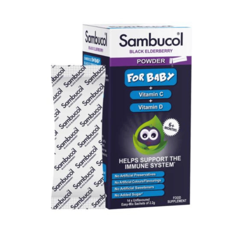 sambucol babypoeder 14 sachetten