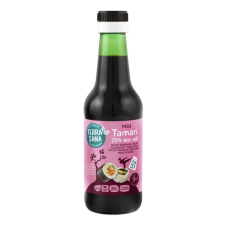 tamari 25% less salt 250 ml