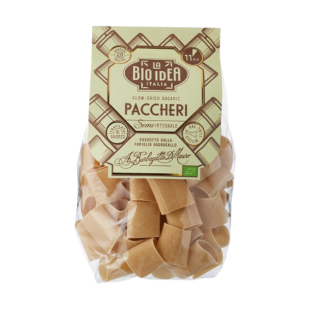 semi volkoren paccheri la bio idea