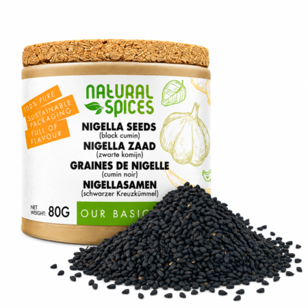 nigella zaad (zwarte komijn) natural spices