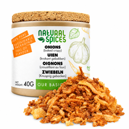 uiensnippers krokant gebakken natural spices