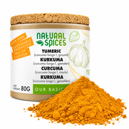 kurkuma gemalen natural spices