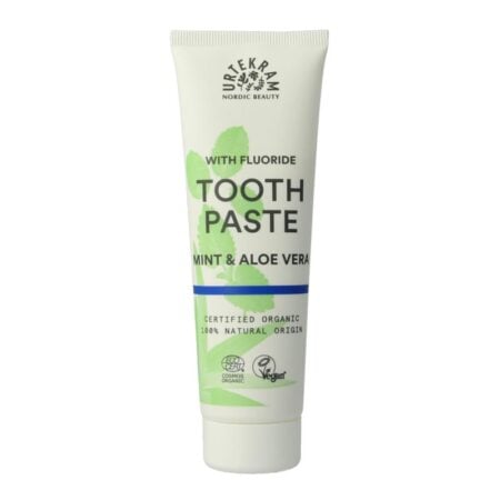 tandpasta munt met fluoride urtekram