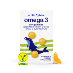 vegan omega 3 gummies met vitamine d en jodium