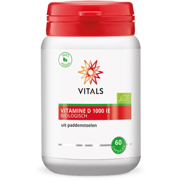 vitals vitamine d 1000 ie biologisch 60 capsules