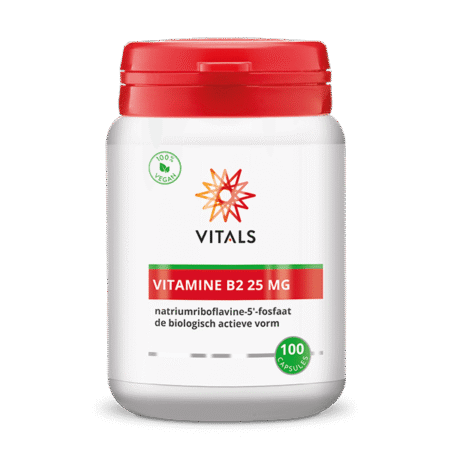 vitals vitamine b2 25 mg 100 capsules