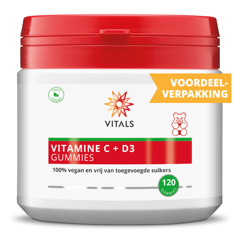 vitamine c + d3 60 gummies (kopie)