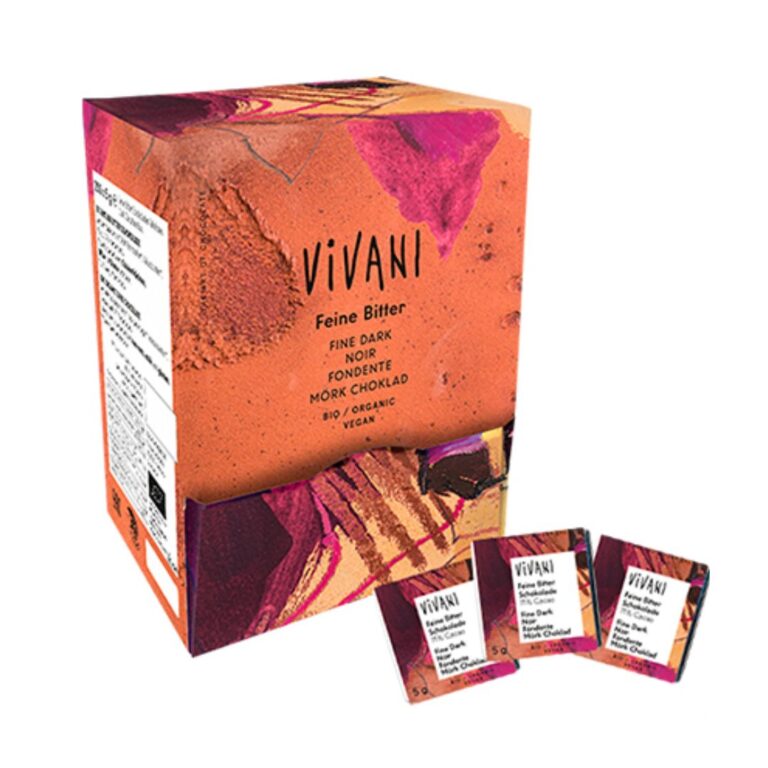 vivani chocolade naps puur 5 gram