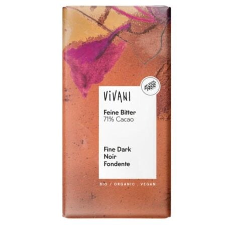 vivani chocolade puur delicaat 71% 100 gram