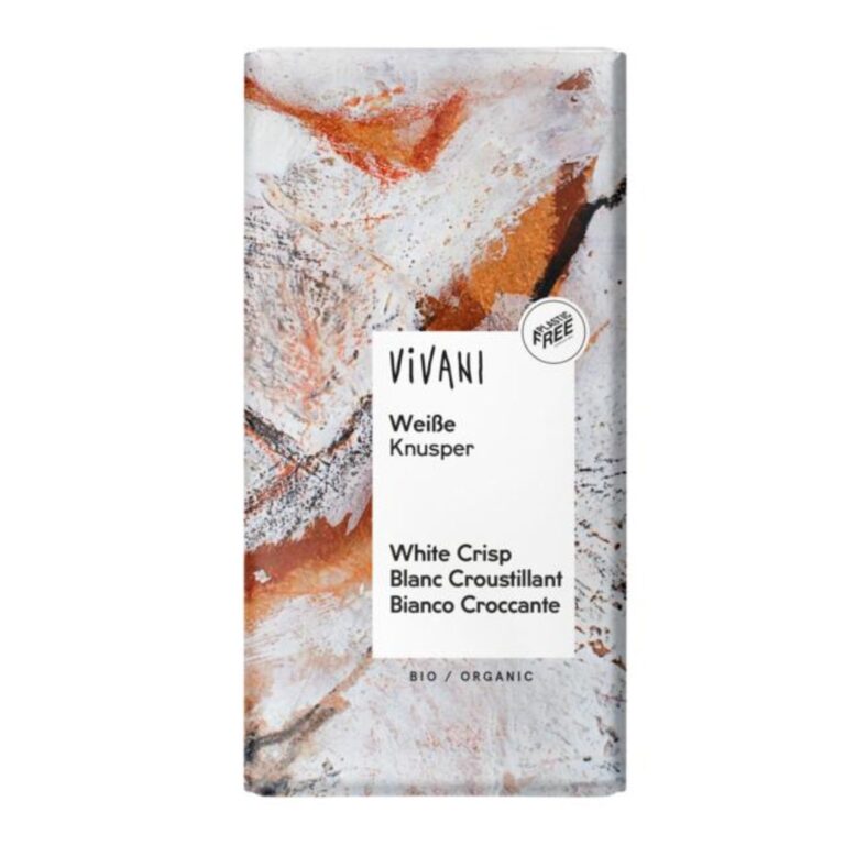 vivani chocolade wit met rice crispies 100 gram