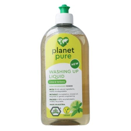 afwasmiddel lime & verbena planet pure
