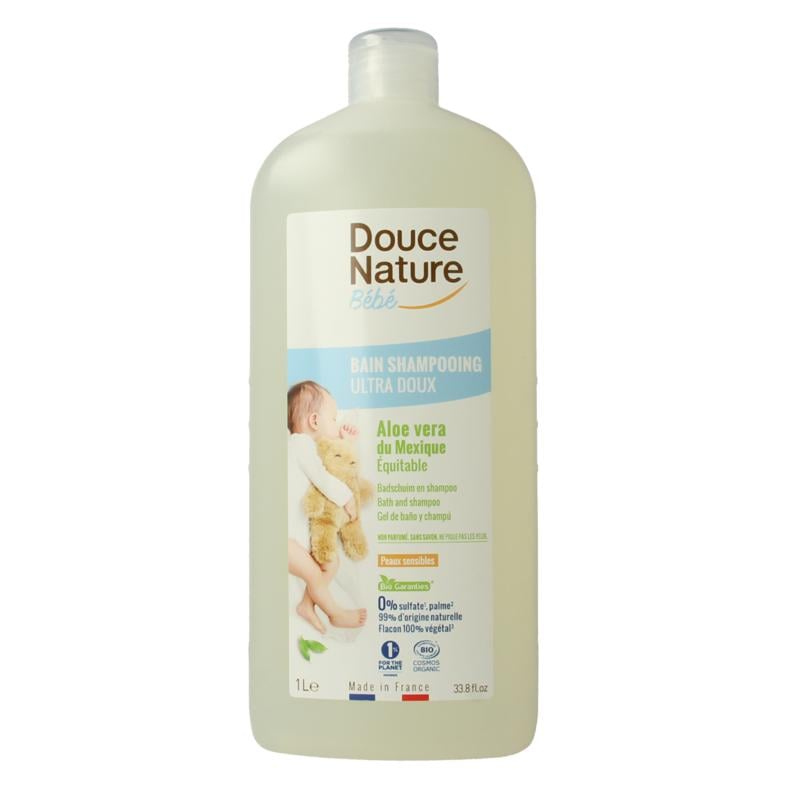 Baby Badschuim & Shampoo Biologisch 1 l Douce Nature