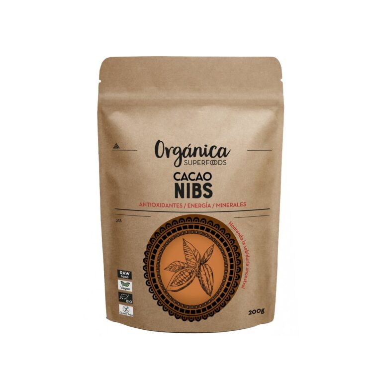 biologische cacao nibs 200 gram