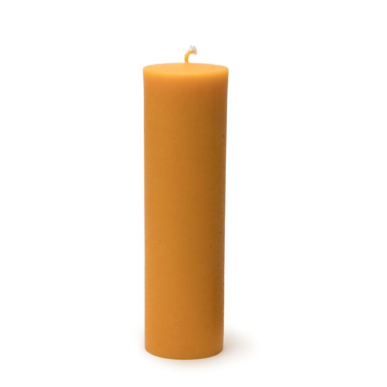 dipam bijenwas stompkaars Ø7,8 x 27 cm 1 kaars