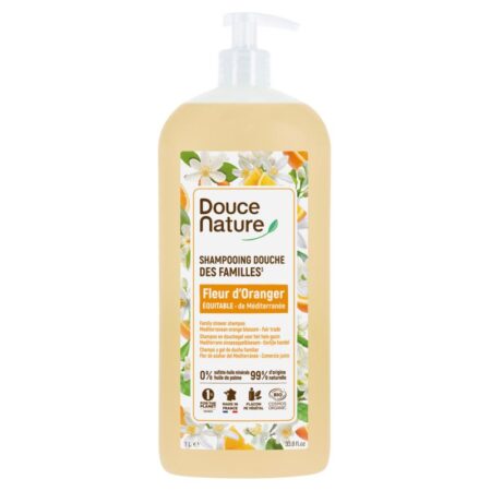 Douchegel & Shampoo Familie Oranjebloesem Biologisch 1 l Douce Nature