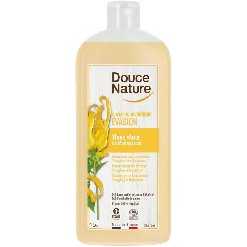 Douchegel & Shampoo Ylang Ylang Biologisch 1 l Douce Nature