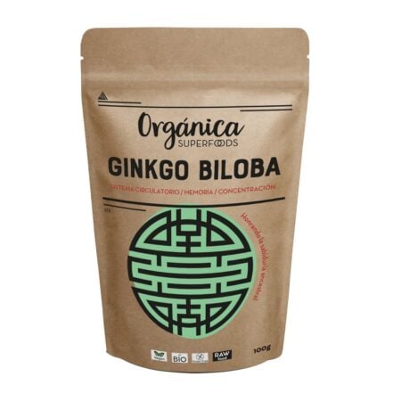 Ginkgo biloba poeder Organica Superfoods 100 gram