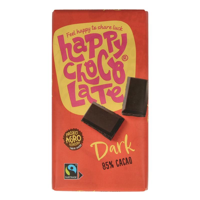 Dark 85% Bio Happy Chocolate