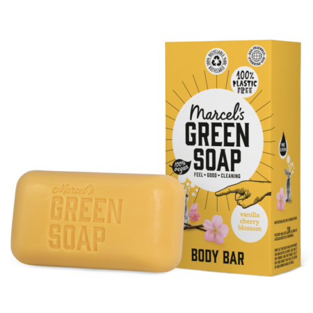 body bar vanilla & cherry 150 gram