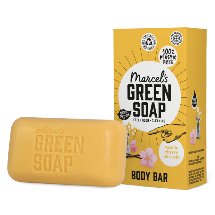 body bar vanilla & cherry 150 gram