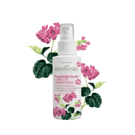 MaterNatura - Acidic hair rinse with geranium rose (150 ml)