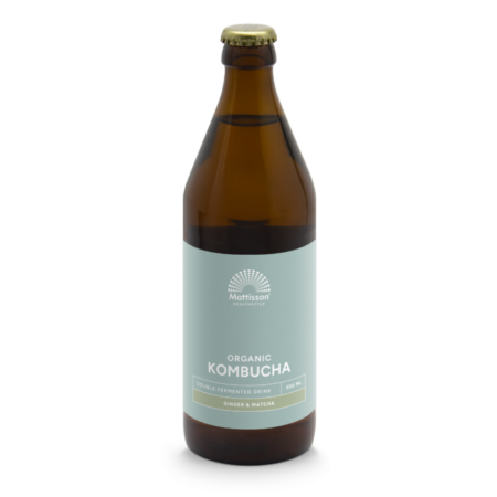 Kombucha Gember & Matcha Double Fermented Bio - 500 ml