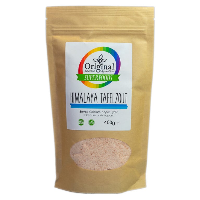original superfoods himalaya tafelzout 400 gram