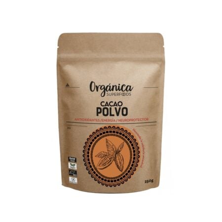 Raw cacaopoeder Organica Superfoods 250 gram