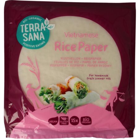 biologische rijstpapier 150 gram