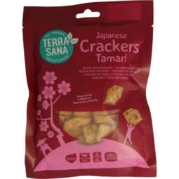 japanse bruine rijstcrackers zwarte sesam 60 gram (kopie)