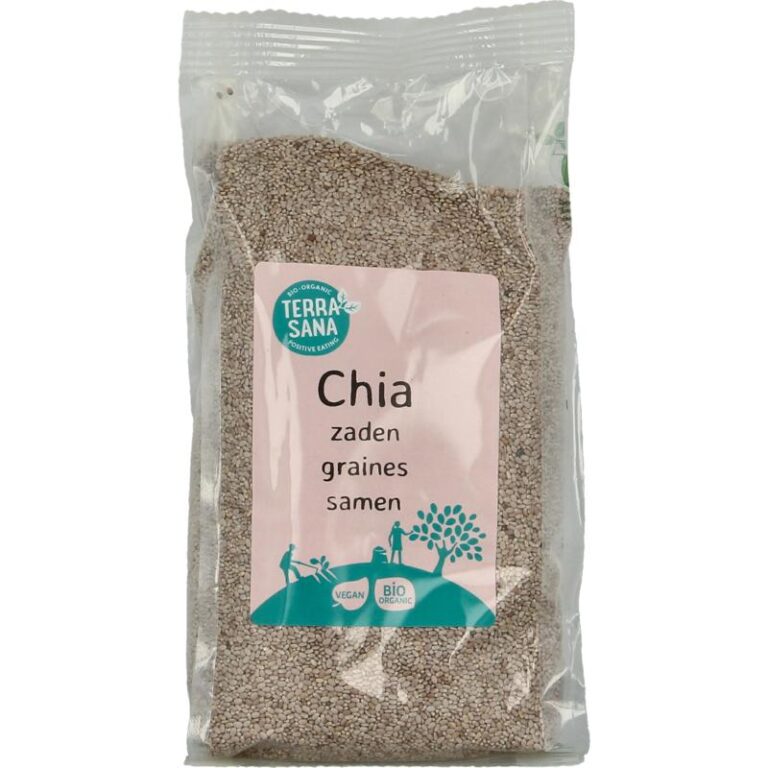 raw chia zaad in glas 330 gram (kopie)