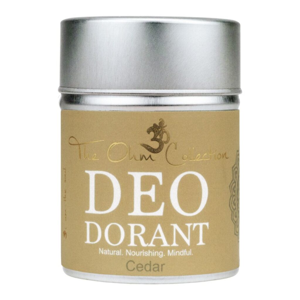 ohm deo dorant natuurlijke deodorant 120 gram | geur: ceder