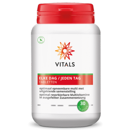 vitals elke dag multivitamine tablet 30 tabletten