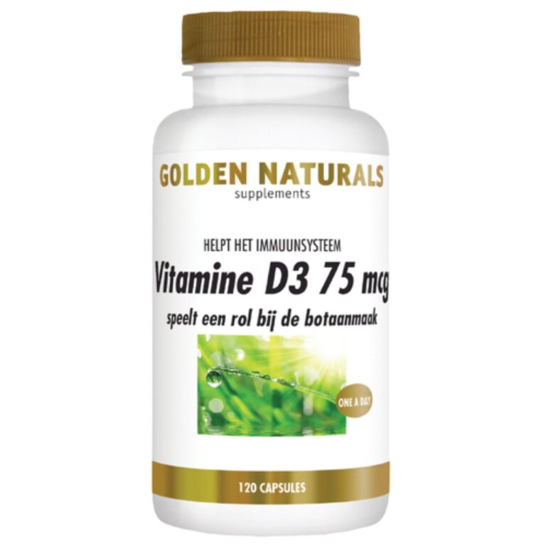 golden naturals vitamine d3 75 mcg