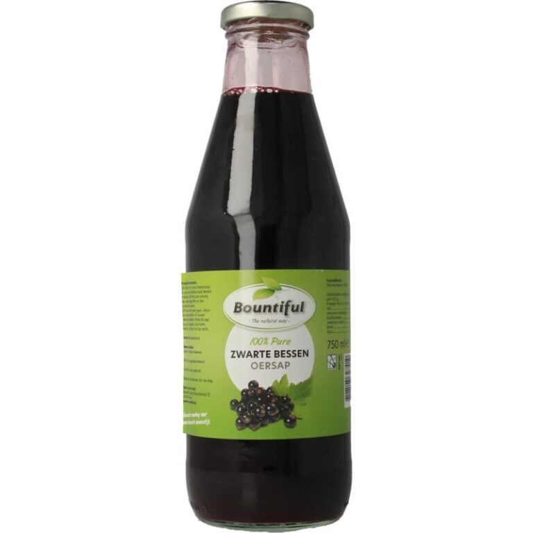 zwarte bessen sap 750 ml