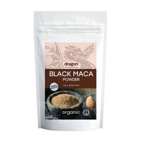 Zwarte maca poeder raw Dragon superfoods 100 gram